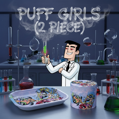 Professor Utonium with single test tube